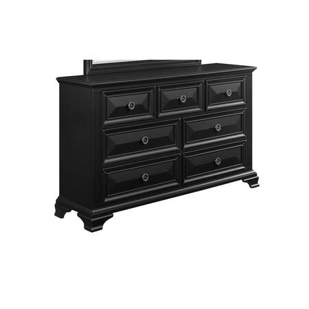 GLOBAL FURNITURE USA Carter Dresser - Black CARTER - D